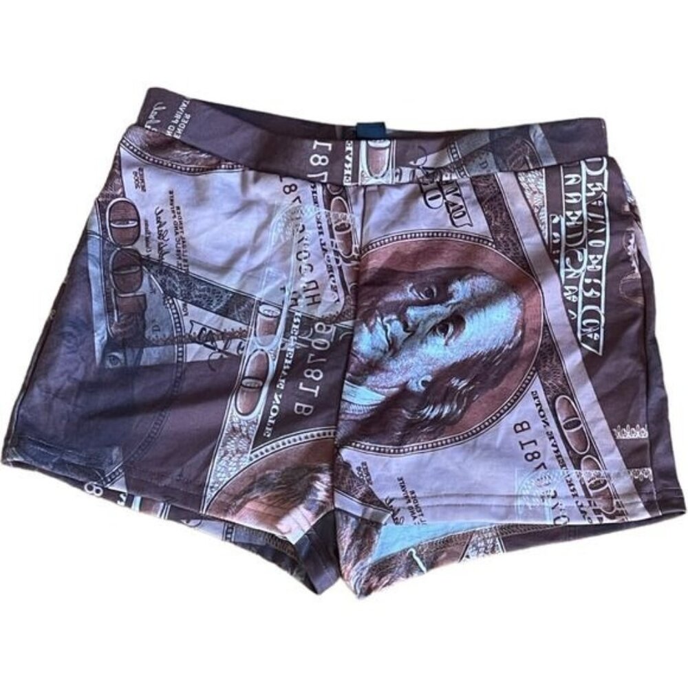 SheIn Money Print Women Boxer Shorts Medium